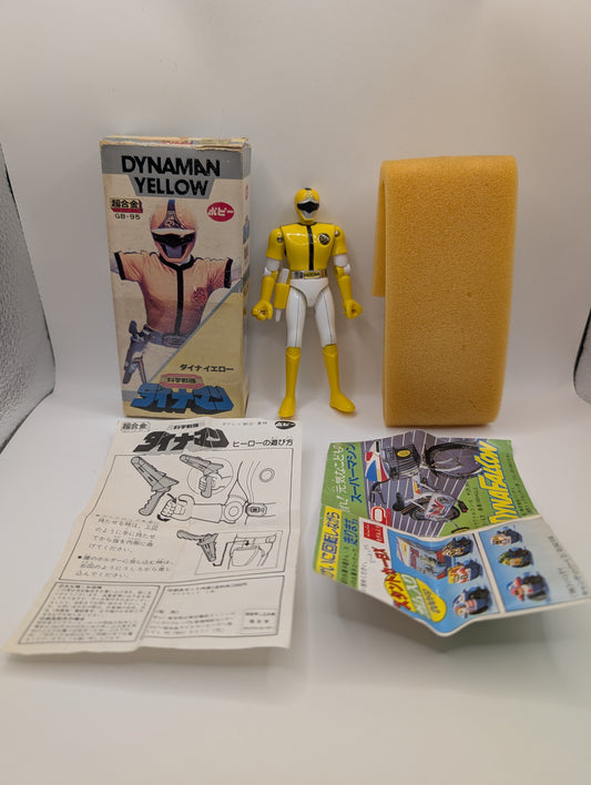 1983 BANDAI JAPAN POWER RANGERS SENTAI DYNAMAN POPY CHOGOKIN MEGA RARE yellow FRENLY BRICKS - Open 7 Days