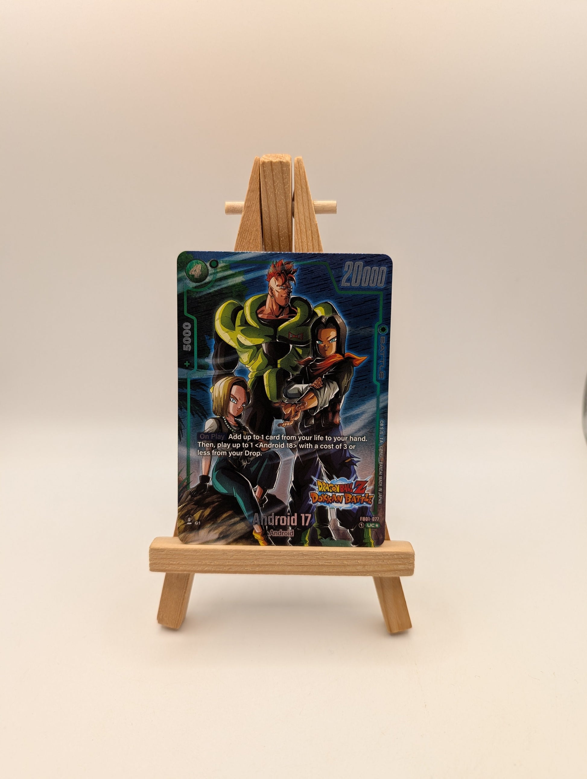 Dragon Ball Fusion World TCG Android 17 Dokkan Battle Alternate Art FB01-077 FRENLY BRICKS - Open 7 Days