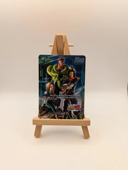 Dragon Ball Fusion World TCG Android 17 Dokkan Battle Alternate Art FB01-077 FRENLY BRICKS - Open 7 Days