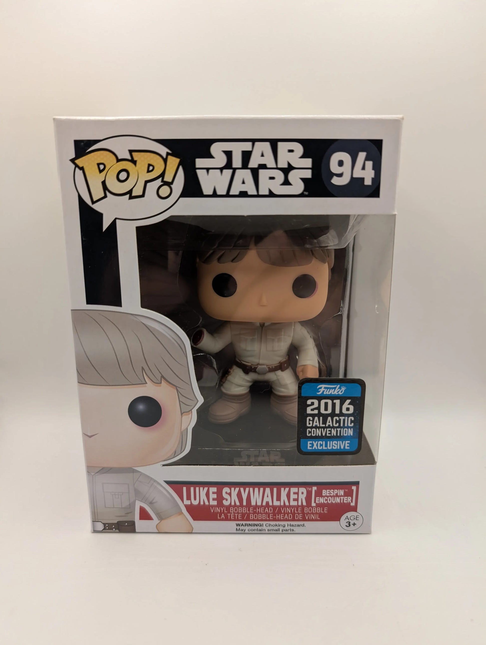 Funko Pop! Star Wars Luke Skywalker Bespin Encounter Con Exclusive #94 Vinyl FRENLY BRICKS - Open 7 Days image 1