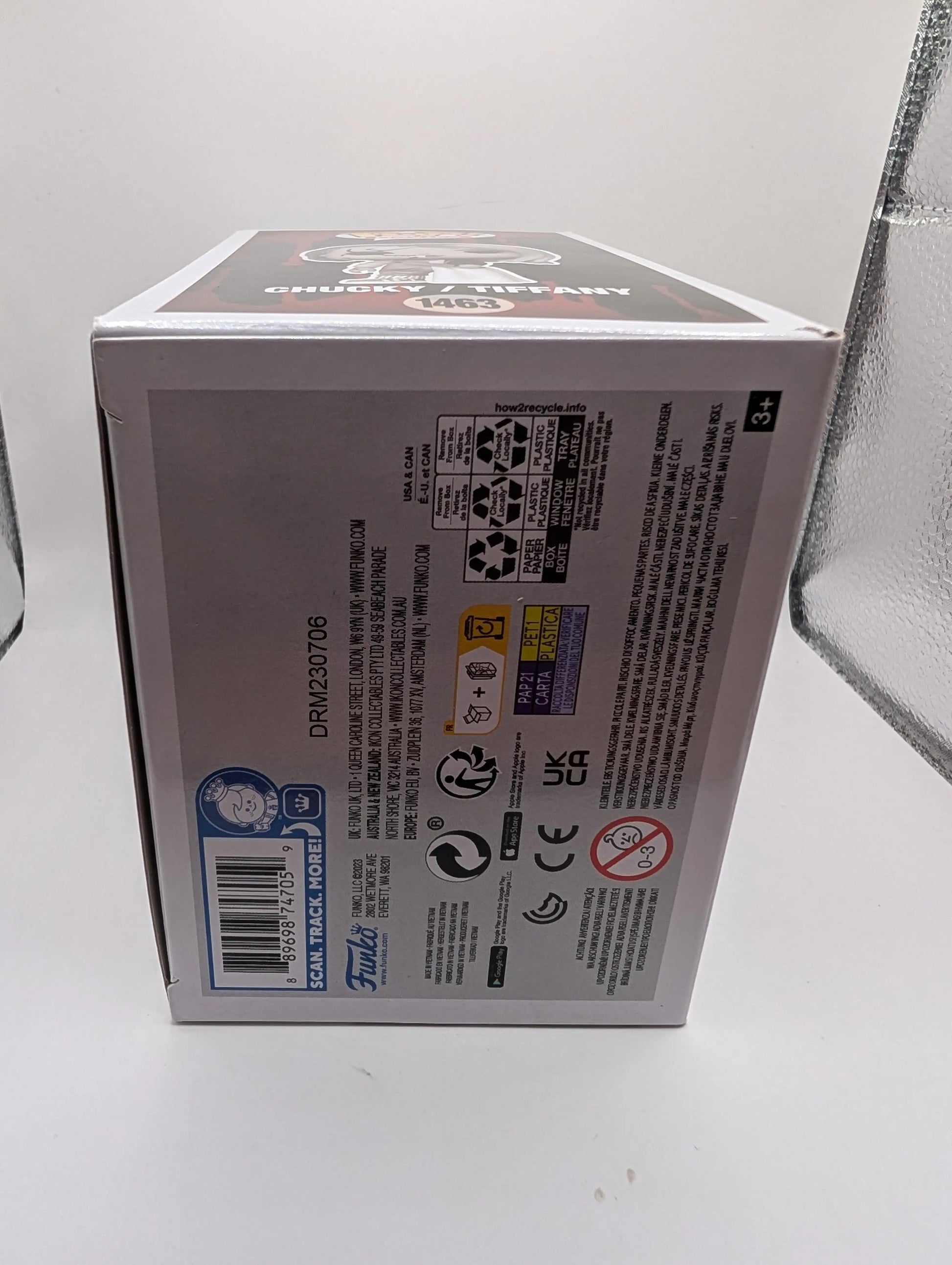 Chucky/Tiffany Pop Bride Of Chucky #1463 FRENLY BRICKS - Open 7 Days