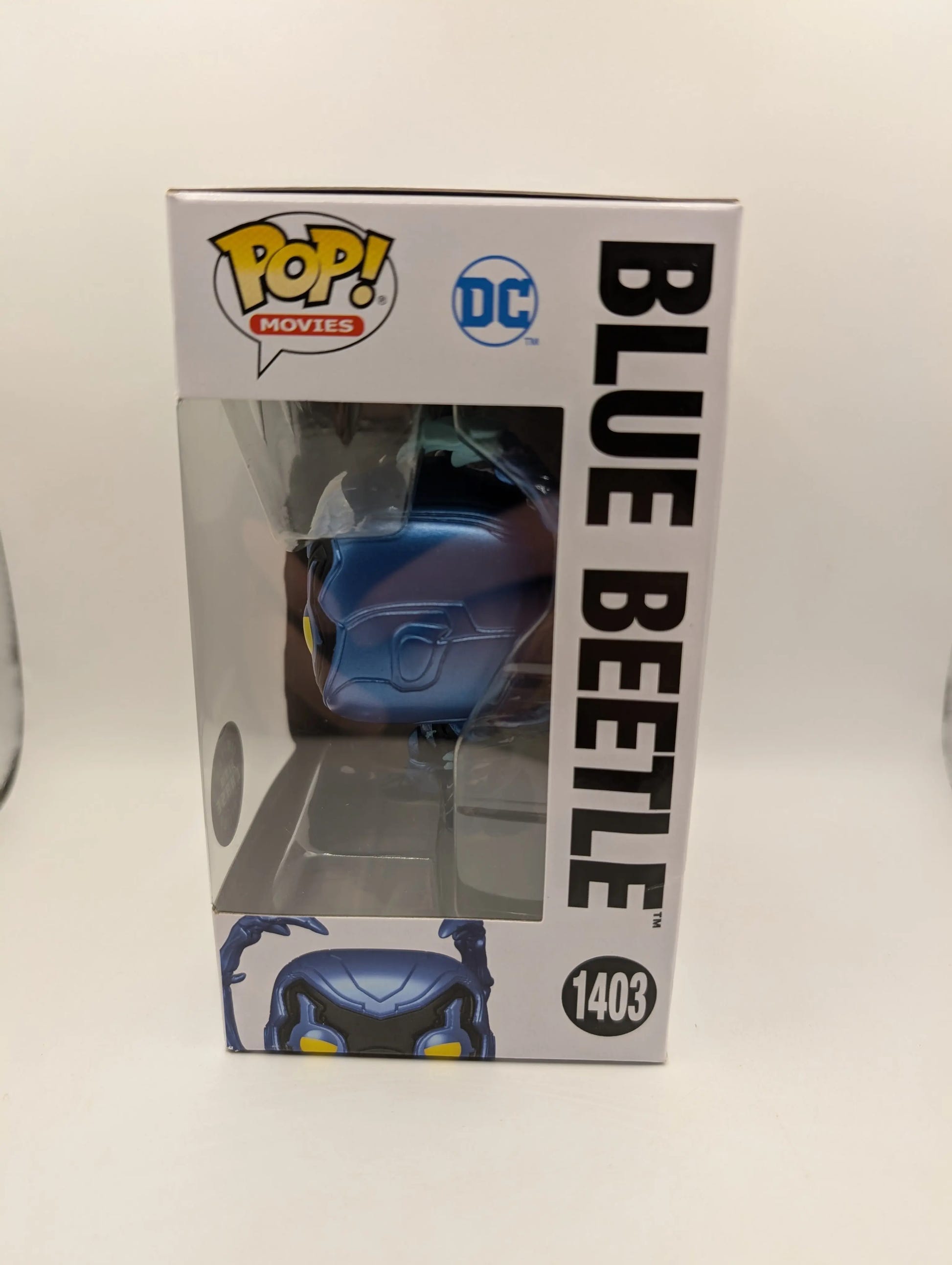 Blue Beetle - Blue Beetle #1403 CHASE Glow in the Dark Limited Edition Funko Pop FRENLY BRICKS - Open 7 Days image 4