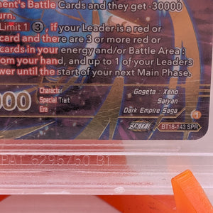 Dragonball Super BT 18-143 SS4 Gogeta, Indomitable Might SPR - BGS 10 FRENLY BRICKS - Open 7 Days