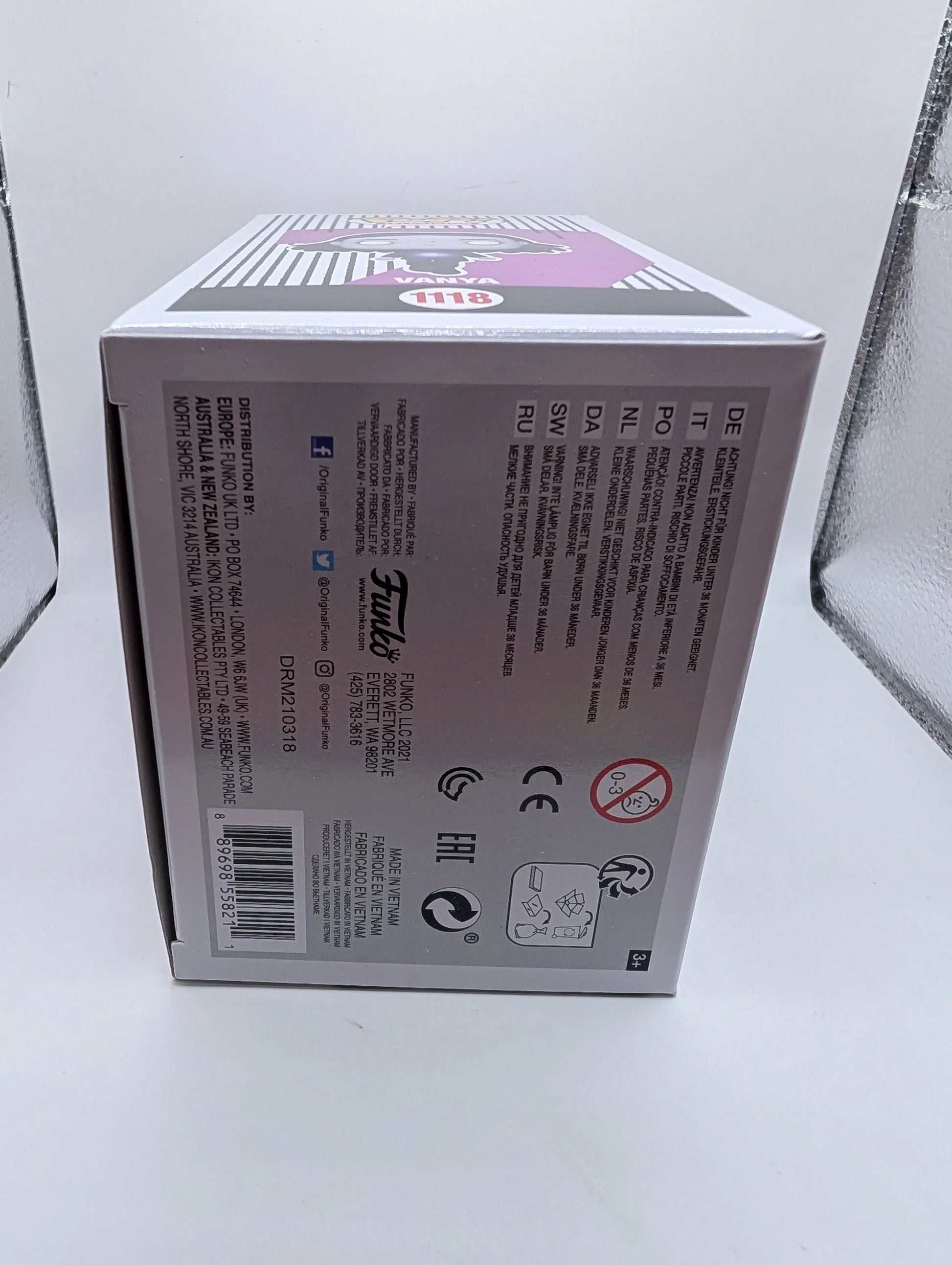 Vanya #1118| GITD Special Edition Pop Vinyl - The Umbrella Academic FRENLY BRICKS - Open 7 Days