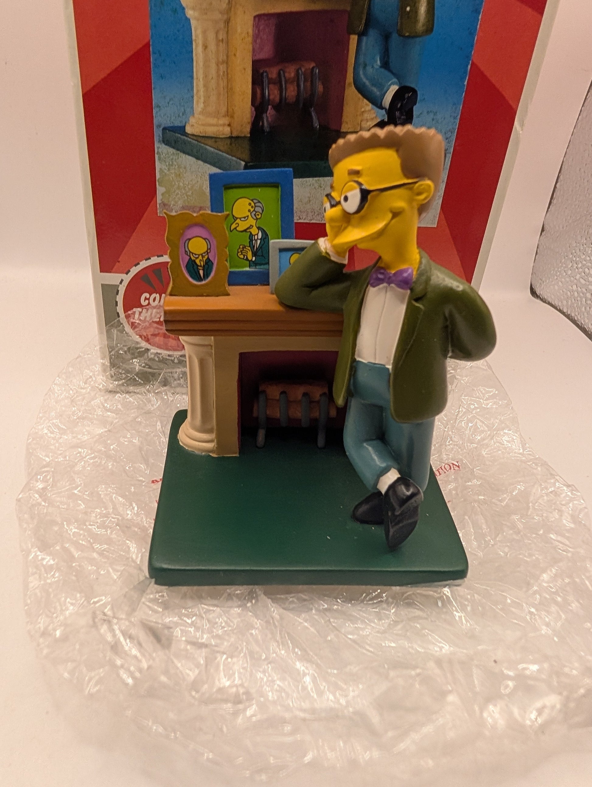 Simpsons Springfield Citizens Genius Sir Smithers Hamilton Collection Sculpture FRENLY BRICKS - Open 7 Days