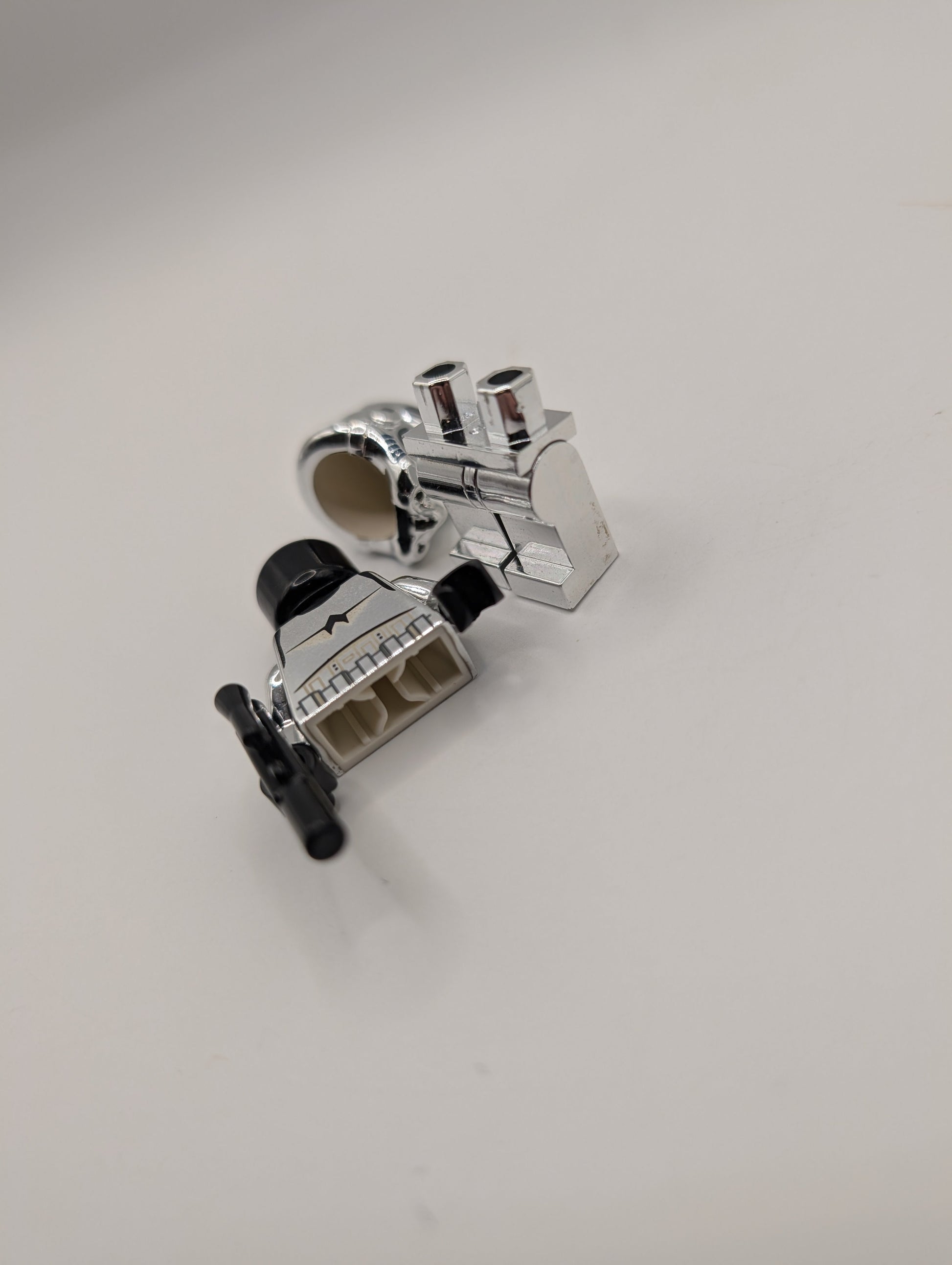 2009 LEGO Star Wars Stormtrooper Chrome Silver sw0097 Minifigure (Excellent) FRENLY BRICKS - Open 7 Days