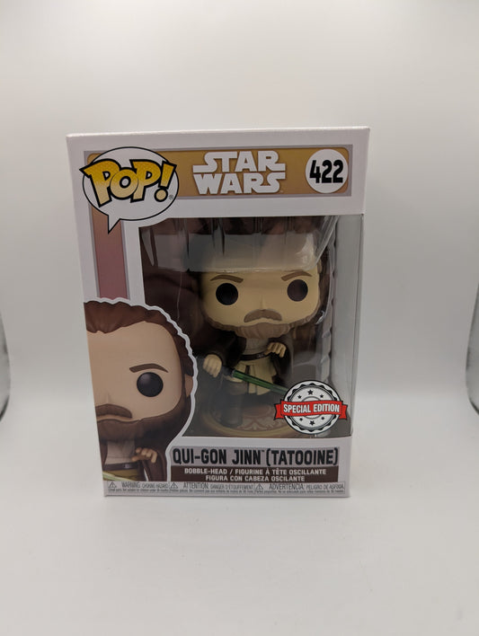 Qui-Gon Jinn Tatooine 422 STAR WARS FUNKO Pop Vinyl FRENLY BRICKS - Open 7 Days