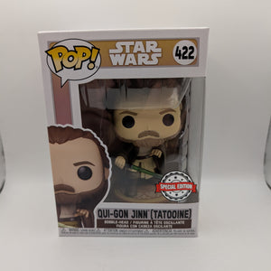 Qui-Gon Jinn Tatooine 422 STAR WARS FUNKO Pop Vinyl FRENLY BRICKS - Open 7 Days