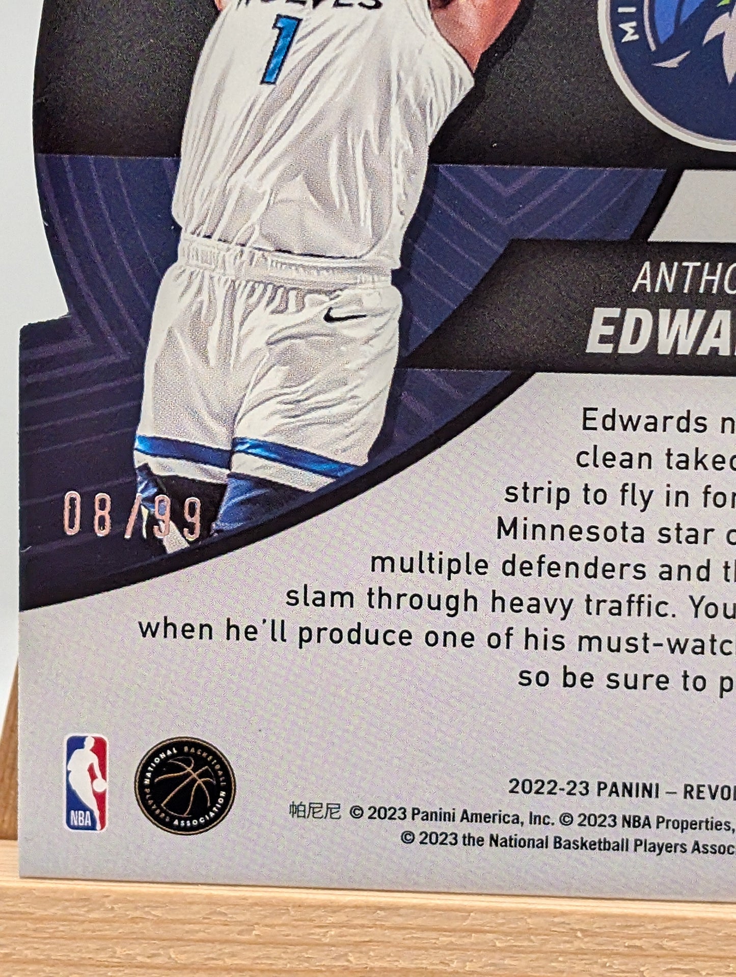 2022-23 Panini Revolution Liftoff! Cosmic /99 Anthony Edwards FRENLY BRICKS - Open 7 Days
