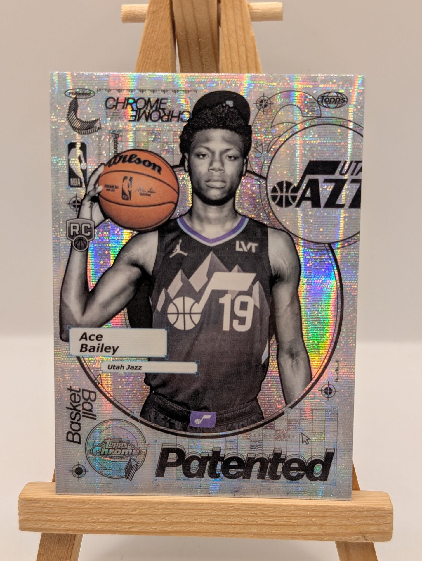 2025-26 Topps Chrome Patented Rookie Ace Bailey Utah Jazz #PD-20 FRENLY BRICKS - Open 7 Days
