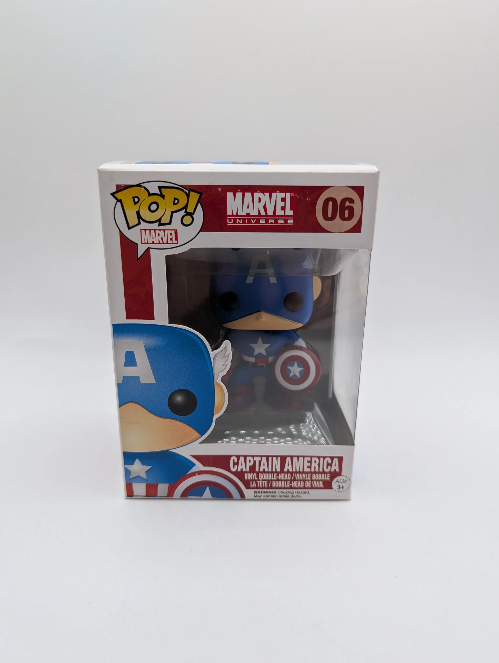 Funko POP! Marvel Captain America #06 Vaulted In Box FRENLY BRICKS - Open 7 Days