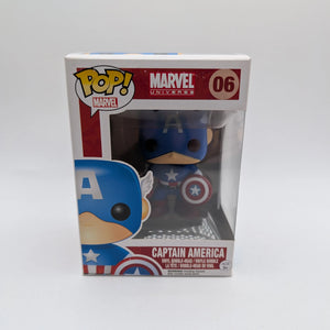 Funko POP! Marvel Captain America #06 Vaulted In Box FRENLY BRICKS - Open 7 Days