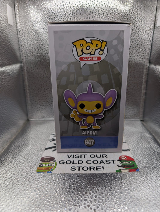 Funko Pop Games Pokemon Aipom #947 Vinyl Figure FRENLY BRICKS - Open 7 Days