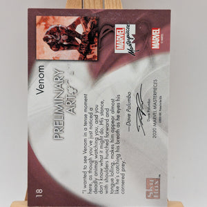 2020 Upper Deck Marvel Masterpieces Level 1 Preliminary Art Venom #18 cj4 FRENLY BRICKS - Open 7 Days