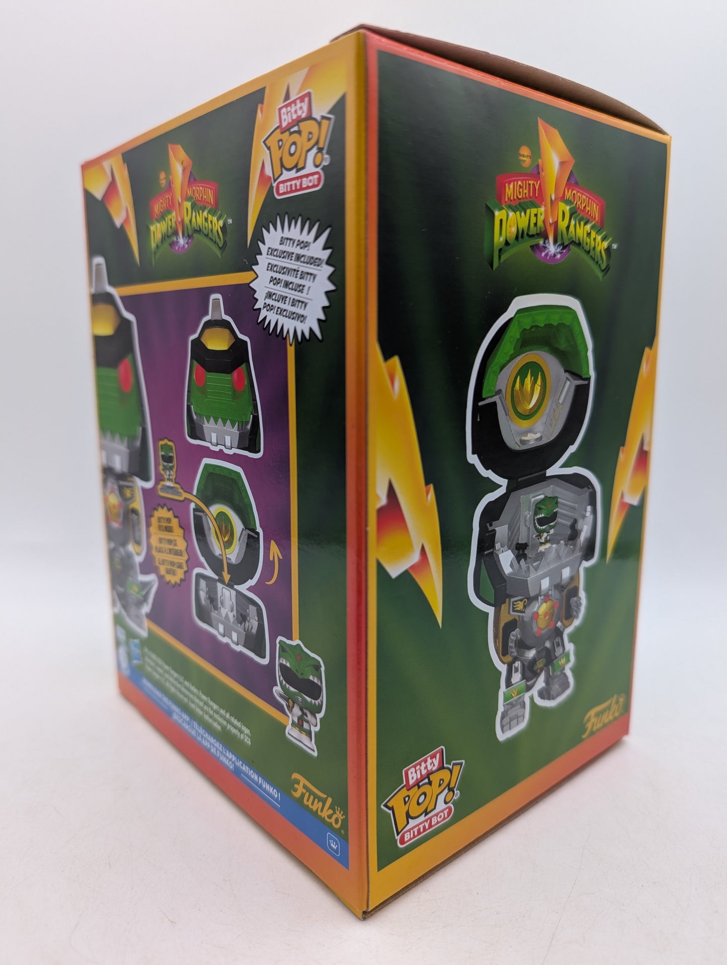 Bitty POP! Mighty Morphin Power Rangers Dragonzord with Green Ranger 2Pc