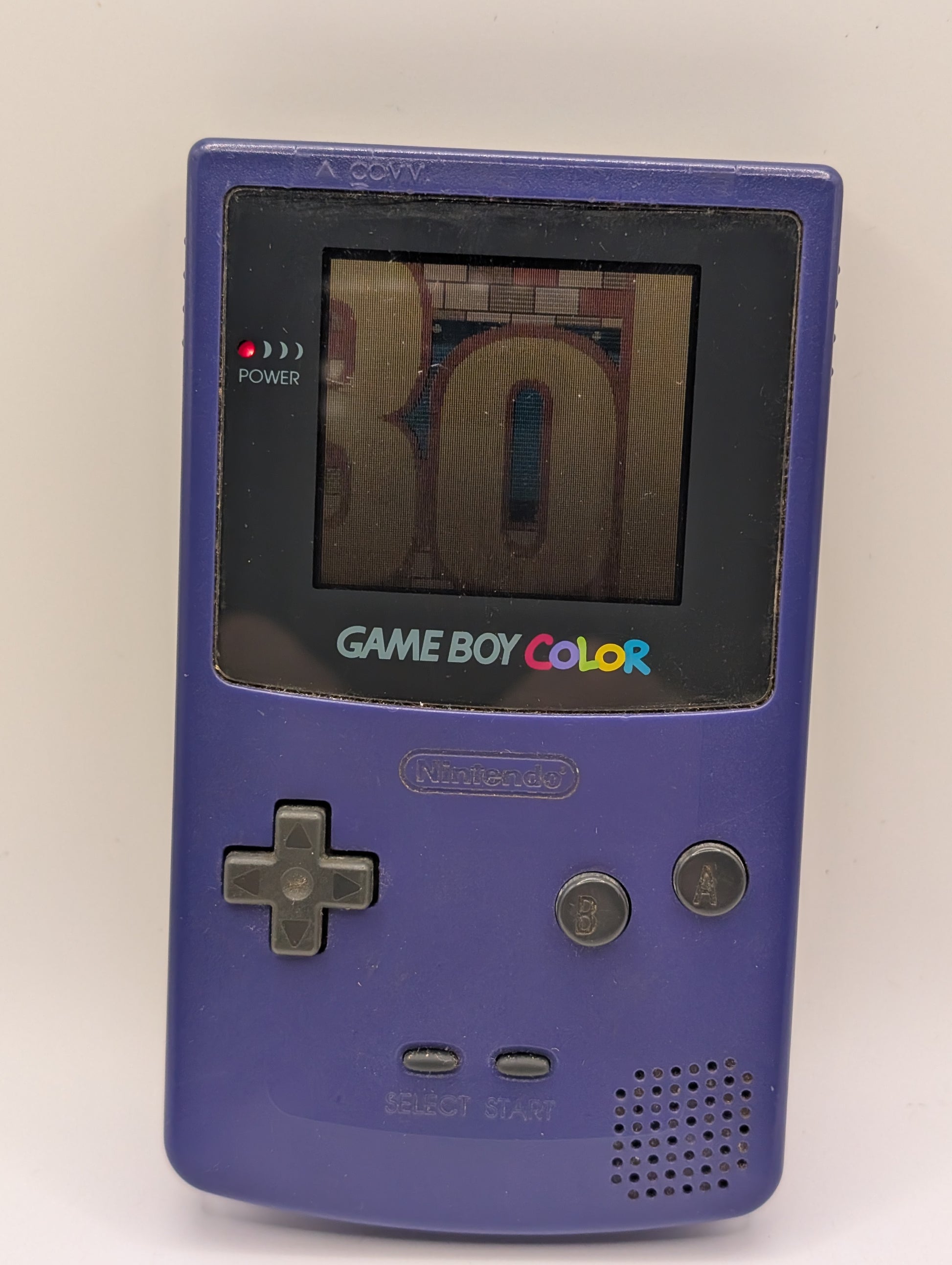 Nintendo Game Boy Color Console CGB-001 - Grape Purple - Tested Working NO GAME INCLUDE