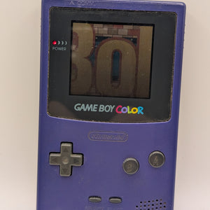 Nintendo Game Boy Color Console CGB-001 - Grape Purple - Tested Working NO GAME INCLUDE