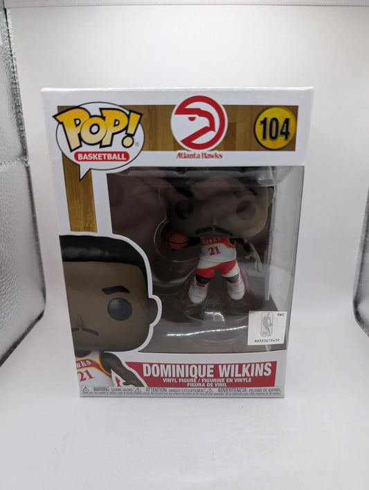 Funko POP! Vinyl Figure - 104 Basketball - Atlanta Hawks - Dominique Wilkins FRENLY BRICKS - Open 7 Days