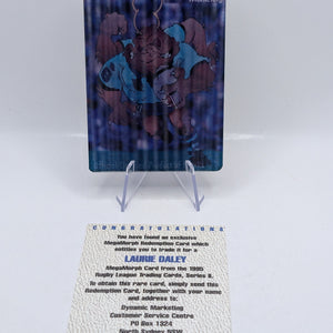 1995 Dynamic Rugby League S2 Megamorph Laurie Daley (Redemption + Megamorph) FRENLY BRICKS - Open 7 Days
