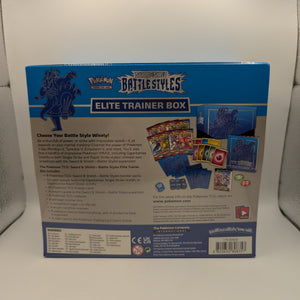 Sword & Shield Battle Styles ETB - Elite Trainer Box Blue Sealed in Box FRENLY BRICKS - Open 7 Days