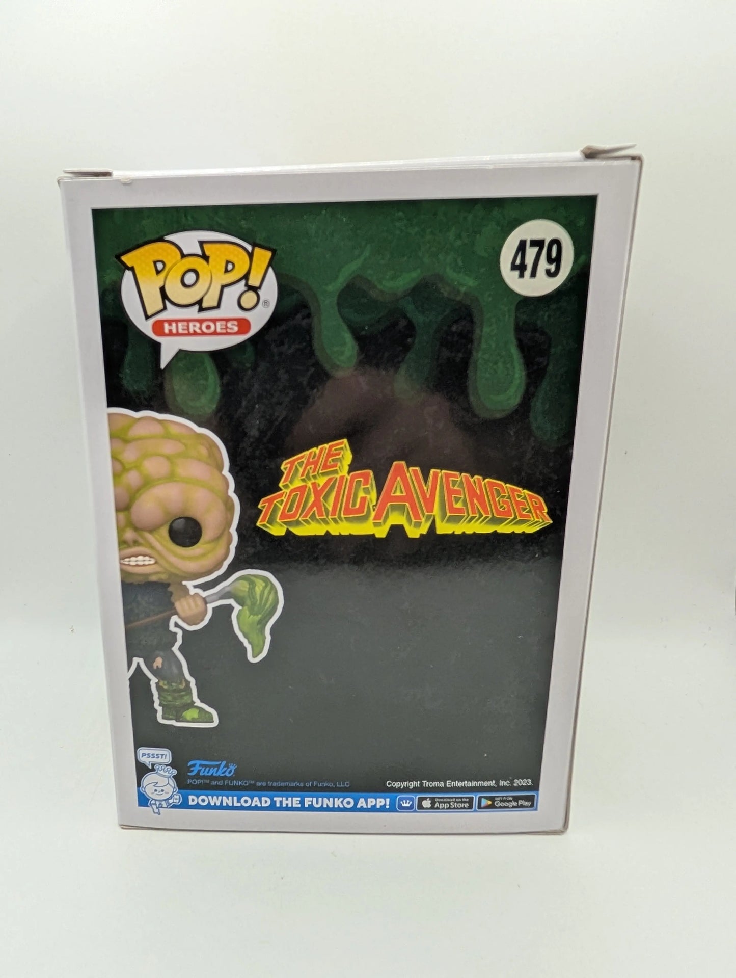 Funko Pop! Heroes Vinyl Figure The Toxic Avenger 479 Glows In The Dark FRENLY BRICKS - Open 7 Days