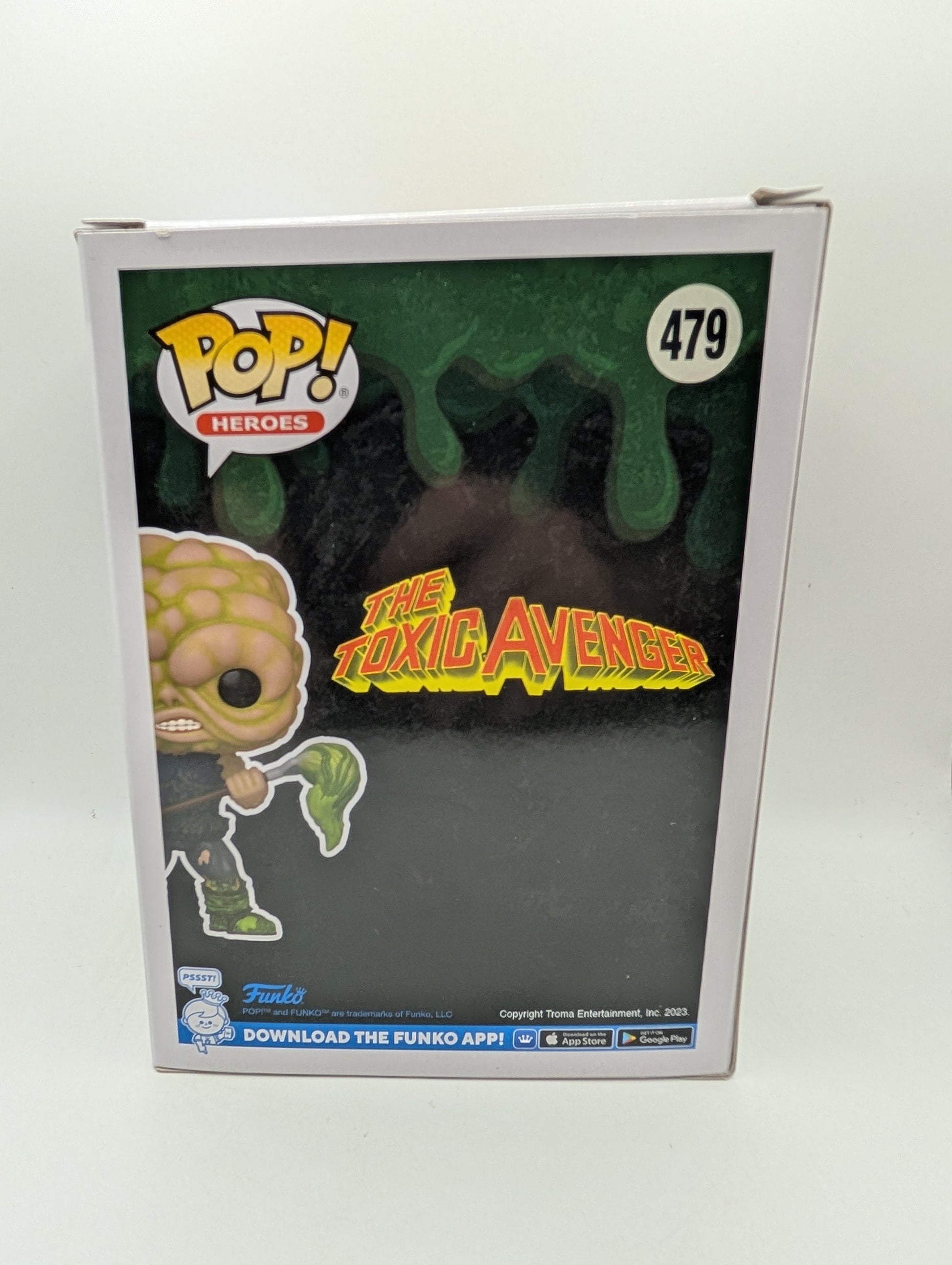 Funko Pop! Heroes Vinyl Figure The Toxic Avenger 479 Glows In The Dark FRENLY BRICKS - Open 7 Days