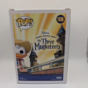 Donald Duck Pop 1036 - Disney Three Musketeers Funko Pop! - 2021 Wonderous Conv FRENLY BRICKS - Open 7 Days
