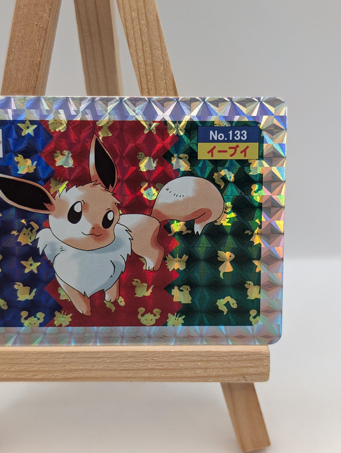 Topsun Eevee No. 133 Holo Sticker Pokemon Card Japanese FRENLY BRICKS - Open 7 Days