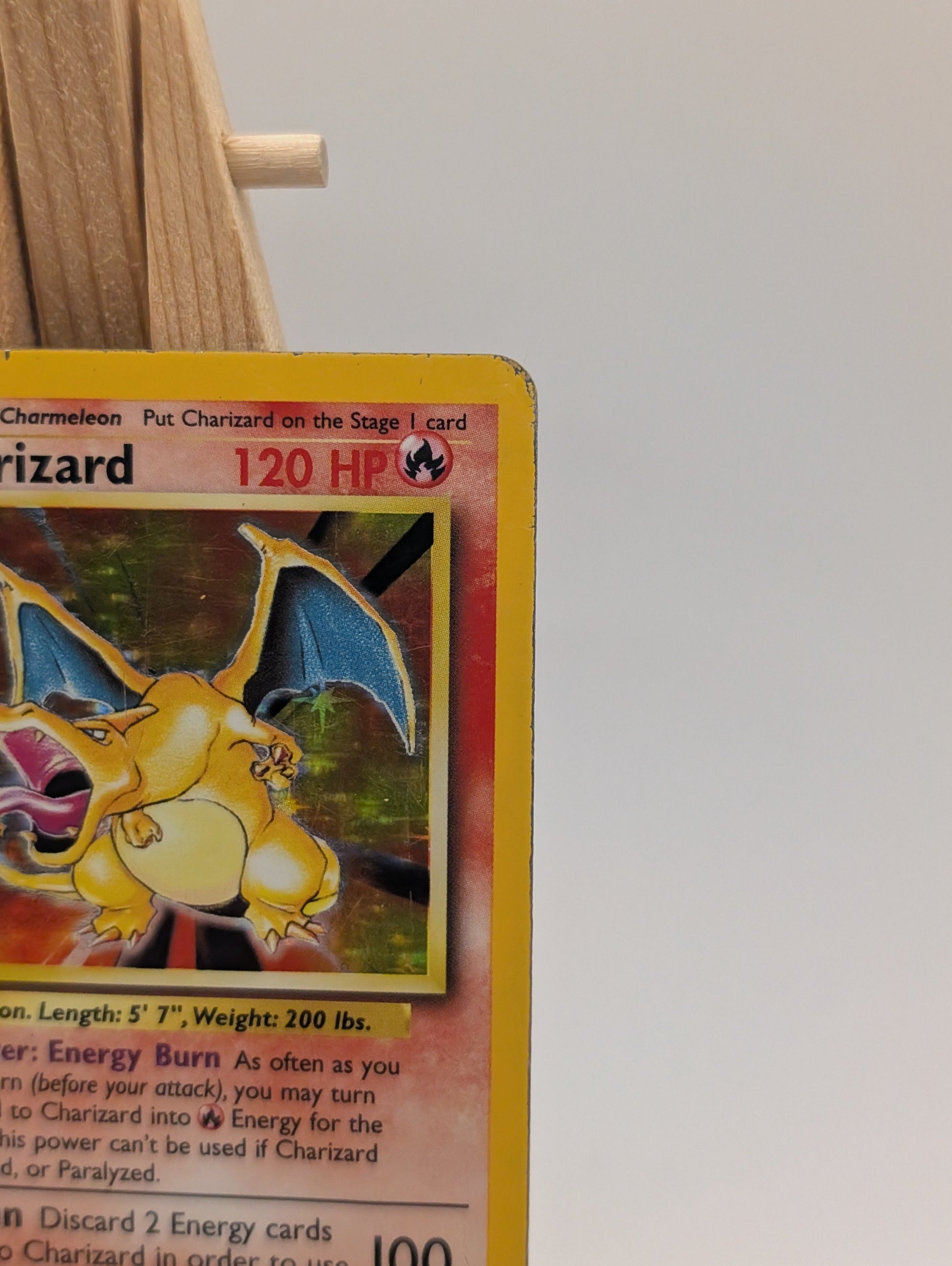 Pokémon Base Set Charizard Holo Card 4/102 FRENLY BRICKS - Open 7 Days