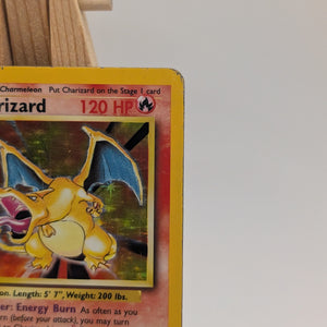 Pokémon Base Set Charizard Holo Card 4/102 FRENLY BRICKS - Open 7 Days
