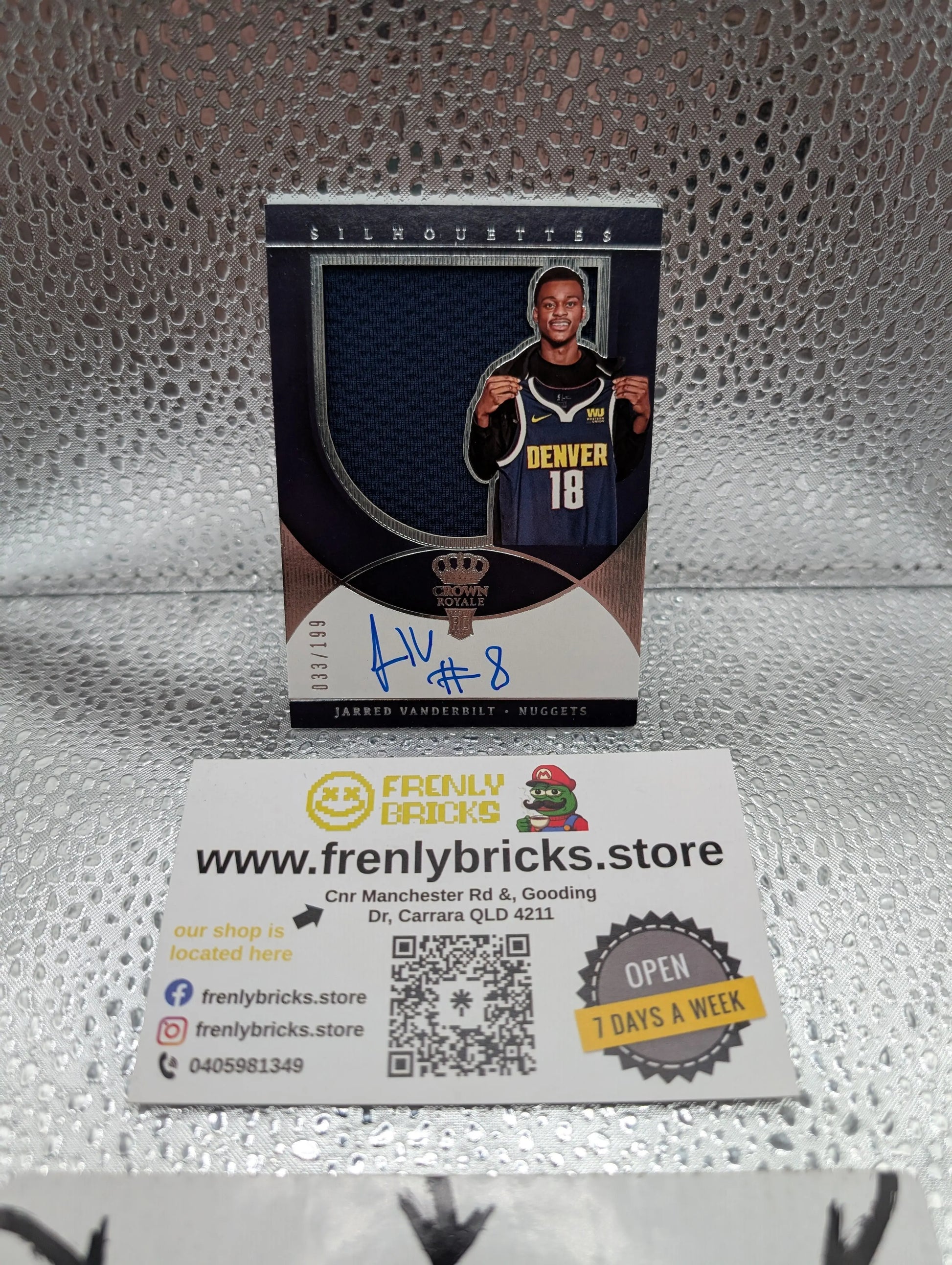 2018-19 JARRED VANDERBILT Crown Royale Rookie Patch Auto /199 Silhouette RC #231 FRENLY BRICKS - Open 7 Days