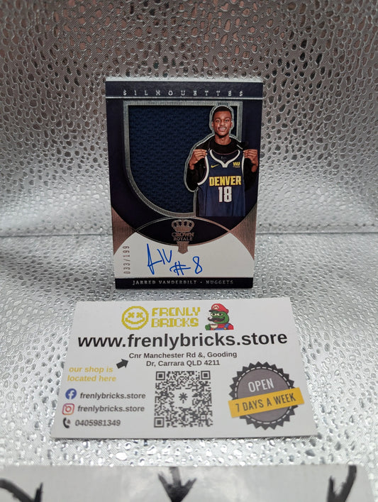 2018-19 JARRED VANDERBILT Crown Royale Rookie Patch Auto /199 Silhouette RC #231 FRENLY BRICKS - Open 7 Days