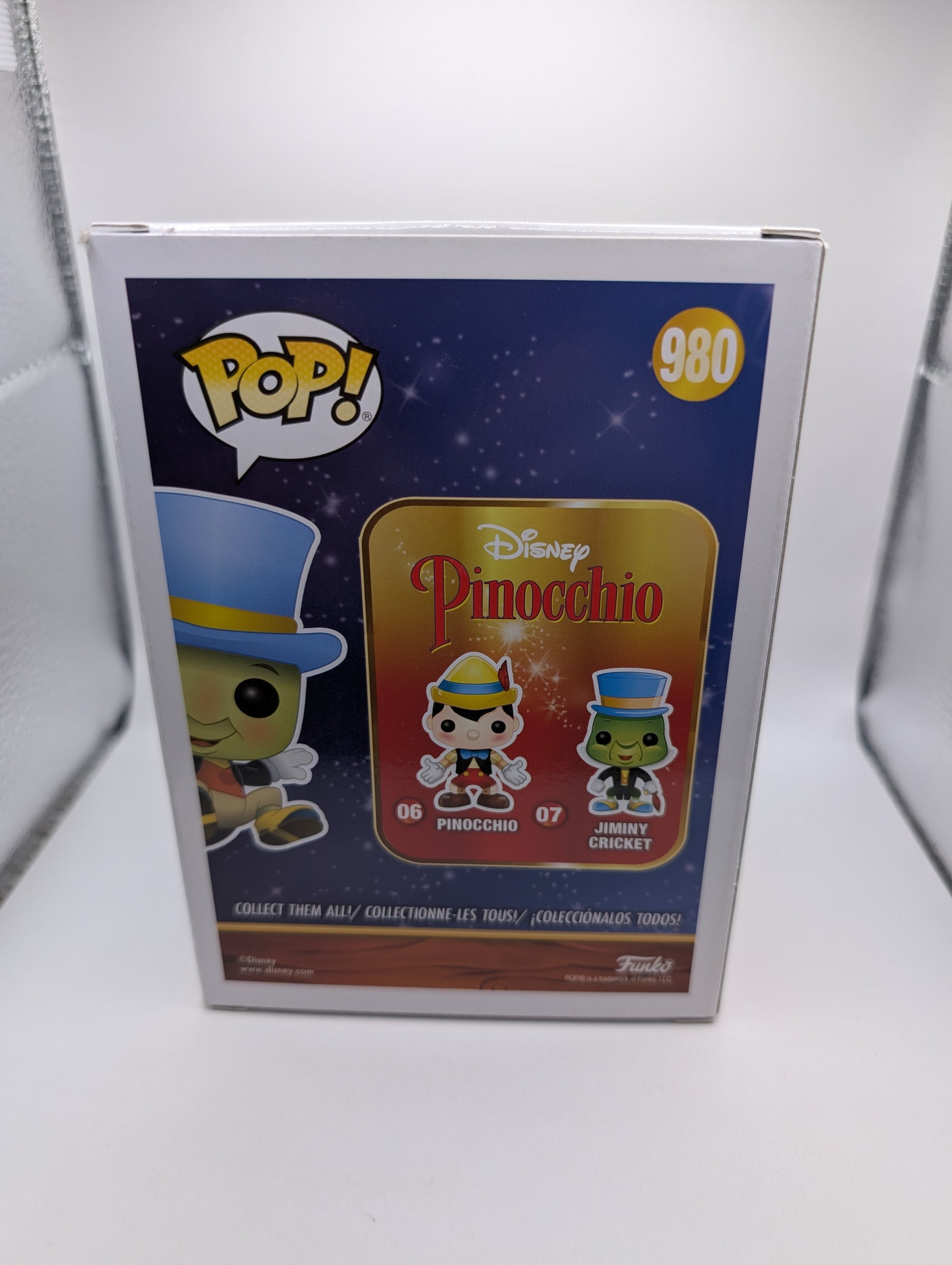 Jiminy Cricket Pop 980 - Disney Funko Pop! - 2020 Fall Convention Vaulted FRENLY BRICKS - Open 7 Days