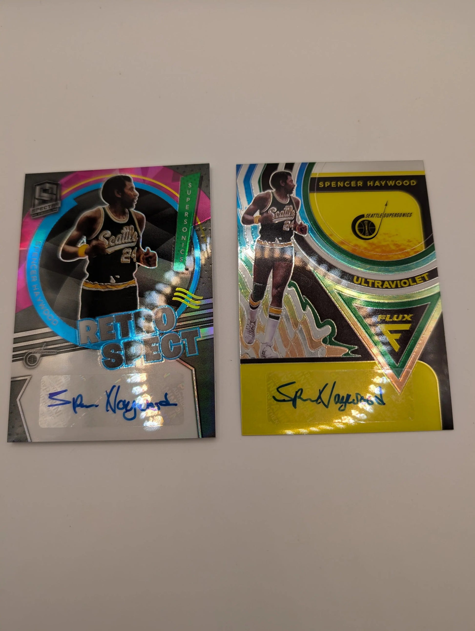 2021-22 Panini Spectra SPENCER HAYWOOD + Flux Auto Bundle Lot NBA Basketball FRENLY BRICKS - Open 7 Days
