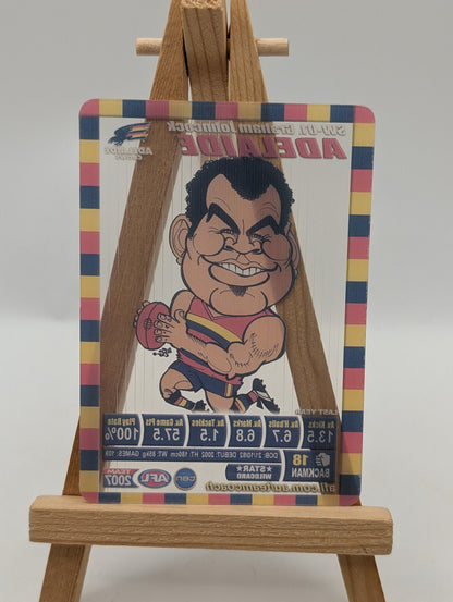 2007 AFL Teamcoach Trading Card Star Wild Card SW1 Graham Johncock (Adelaide) FRENLY BRICKS - Open 7 Days
