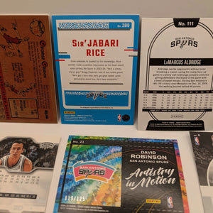 San Antonio Spurs NBA Basketball Card Lot, Rookies, Patch, Auto, George Gervin FRENLY BRICKS - Open 7 Days
