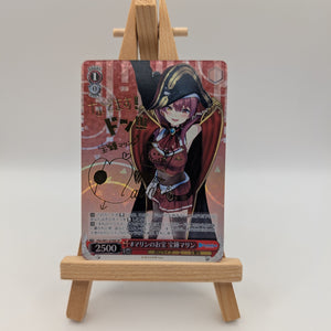 Signed Weiss Schwarz Hololive HOL/W91-079SP SP Houshou Marin Card FOIL Japan F/S FRENLY BRICKS - Open 7 Days