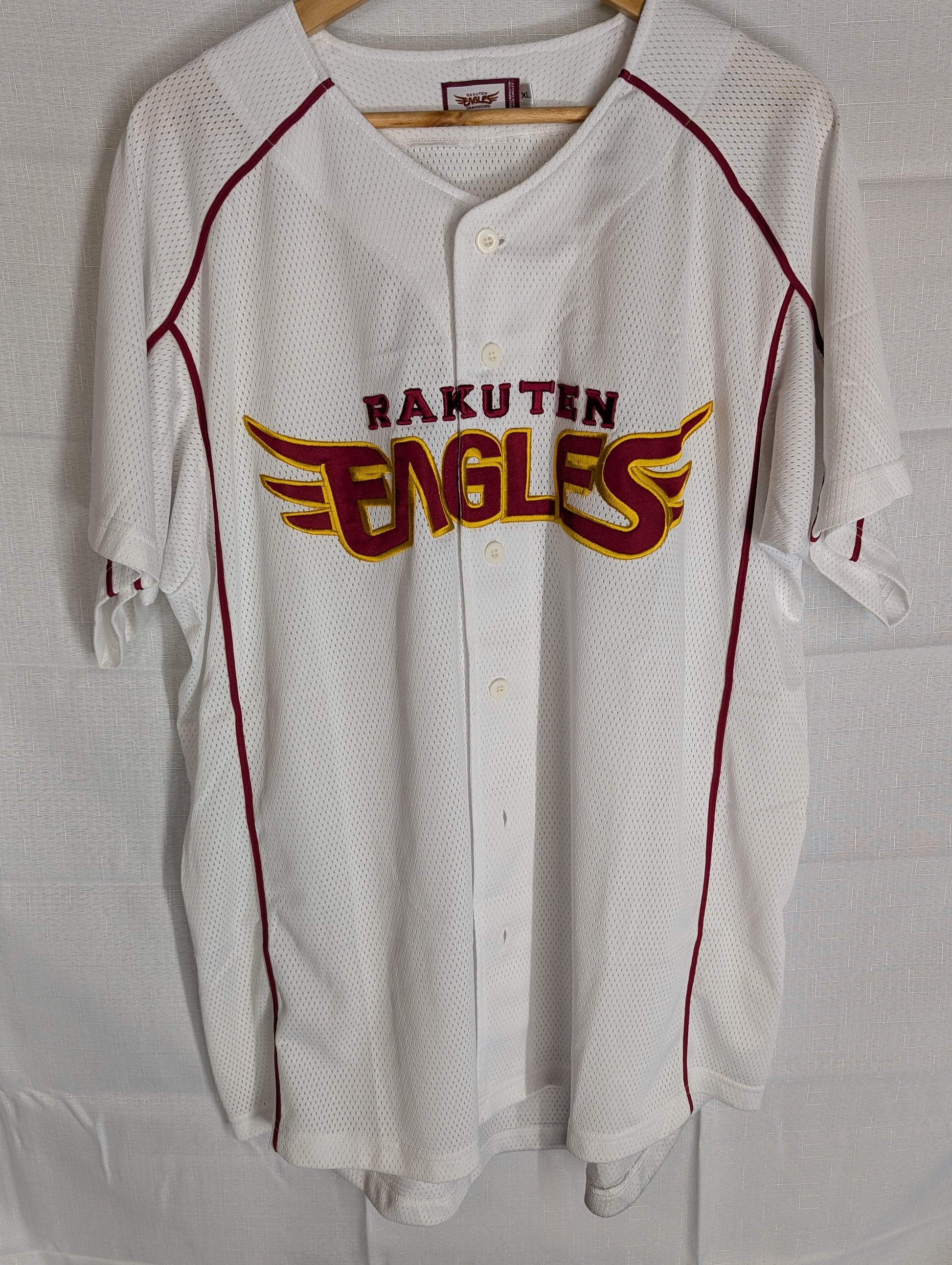Nippon Baseball Tohoku Rakuten Golden Eagles 2005-2017 Home XL Jersey