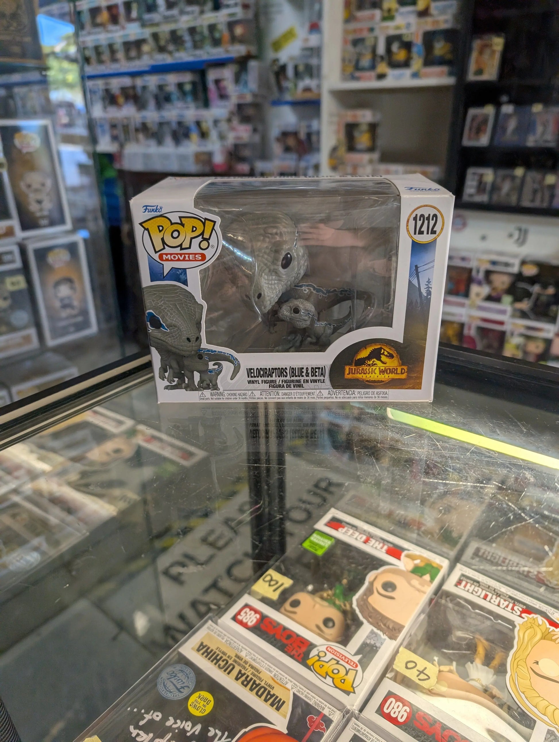 FUNKO Pop Vinyl Velociraptors (Blue & Beta) FRENLY BRICKS - Open 7 Days