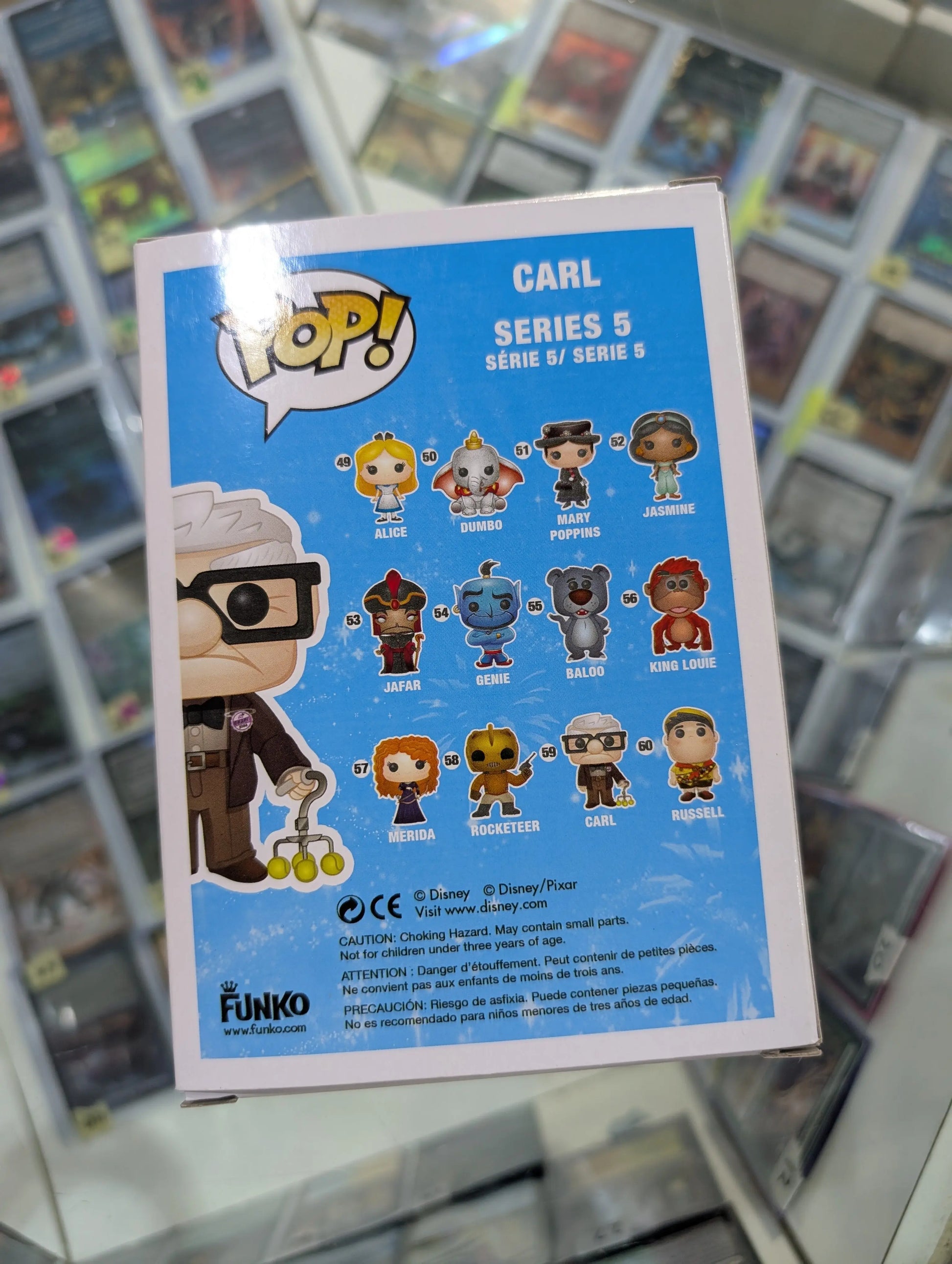 Funko Pop Disney Series 5 Carl #59 Vinyl Figure FRENLY BRICKS - Open 7 Days