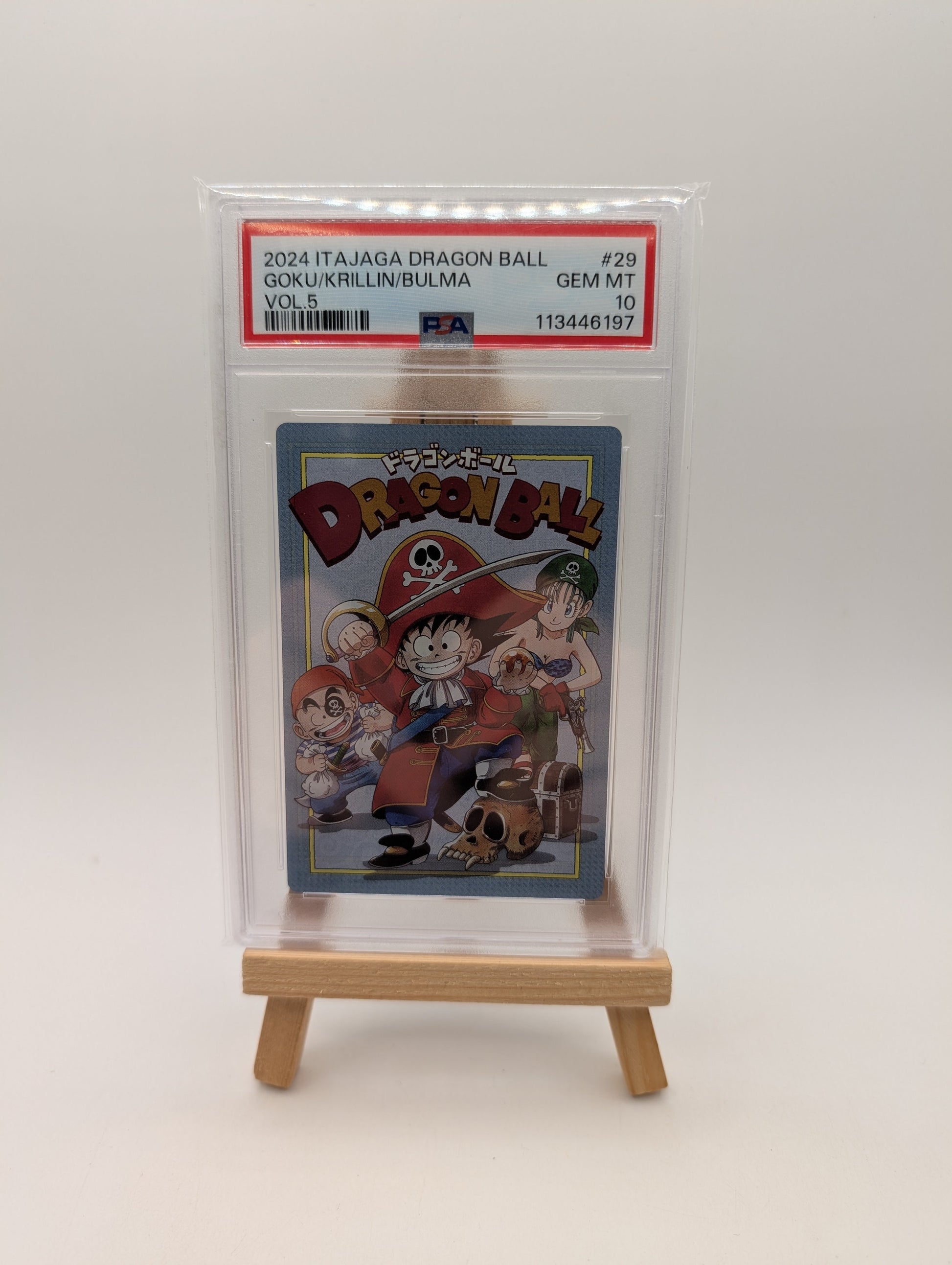 PSA 10 Japanese Dragon Ball Itajaga Card Son Goku Krillin Bulma Full Art Rare CR FRENLY BRICKS - Open 7 Days