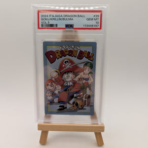PSA 10 Japanese Dragon Ball Itajaga Card Son Goku Krillin Bulma Full Art Rare CR FRENLY BRICKS - Open 7 Days