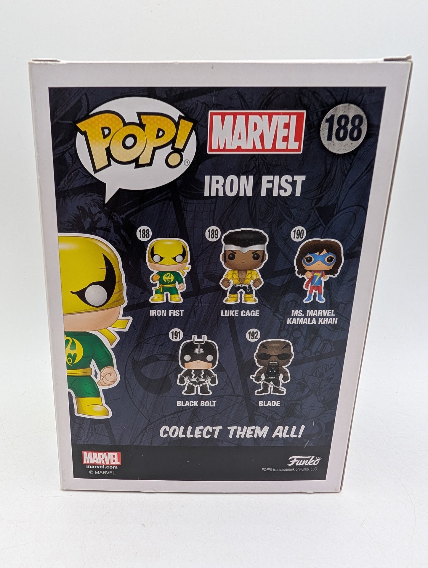 Funko POP! Marvel Iron Fist #188 Vinyl Figure
