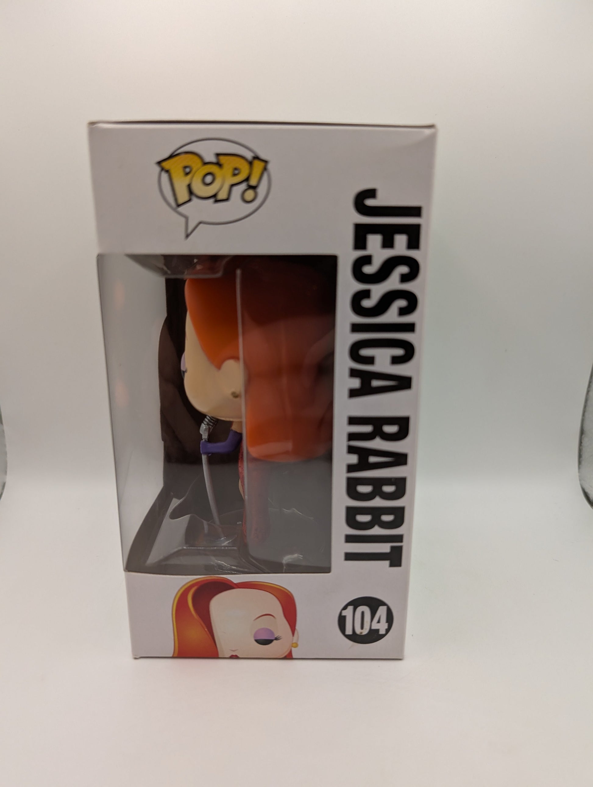 FUNKO POP! Disney Jessica Rabbit Film #104 Vinyl Figure FRENLY BRICKS - Open 7 Days