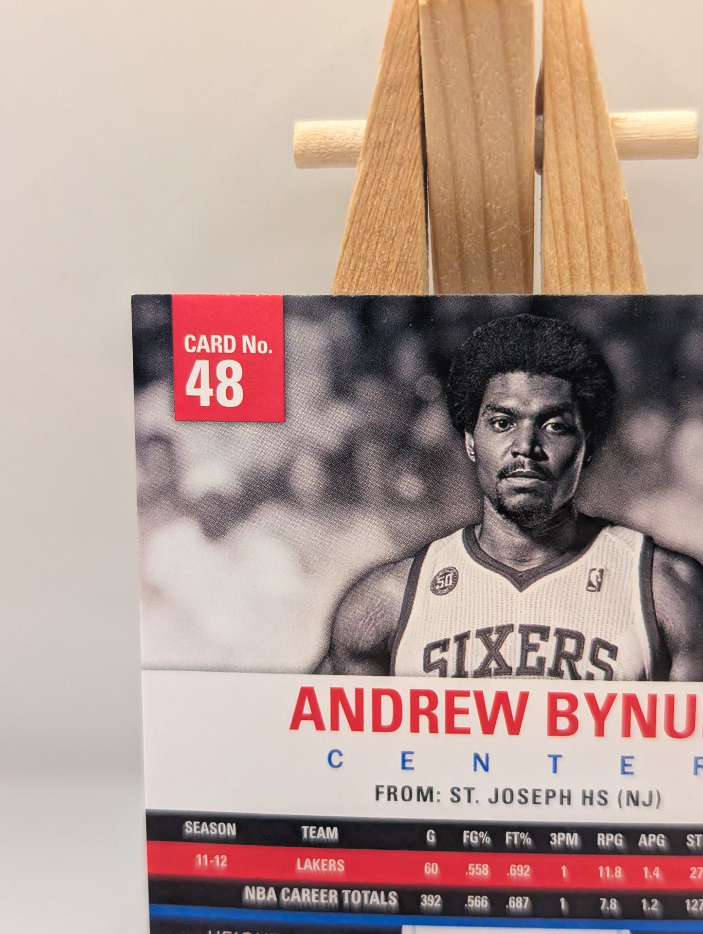 ANDREW BYNUM 2012-13 PANINI ABSOLUTE SPECTRUM 1/1 SSP 76ers FRENLY BRICKS - Open 7 Days