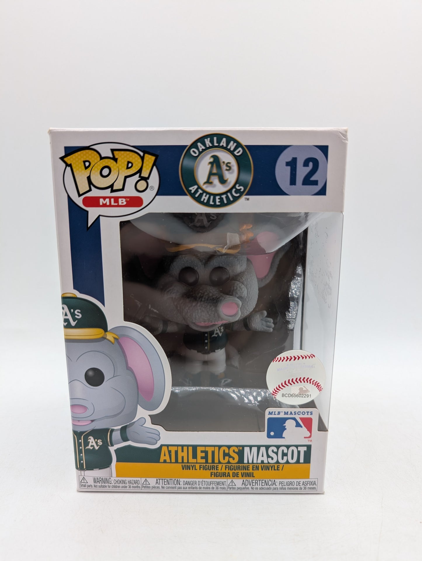 FUNKO Pop! MLB Baseball Oakland Athletics Mascot Stomper Oakland A's #12