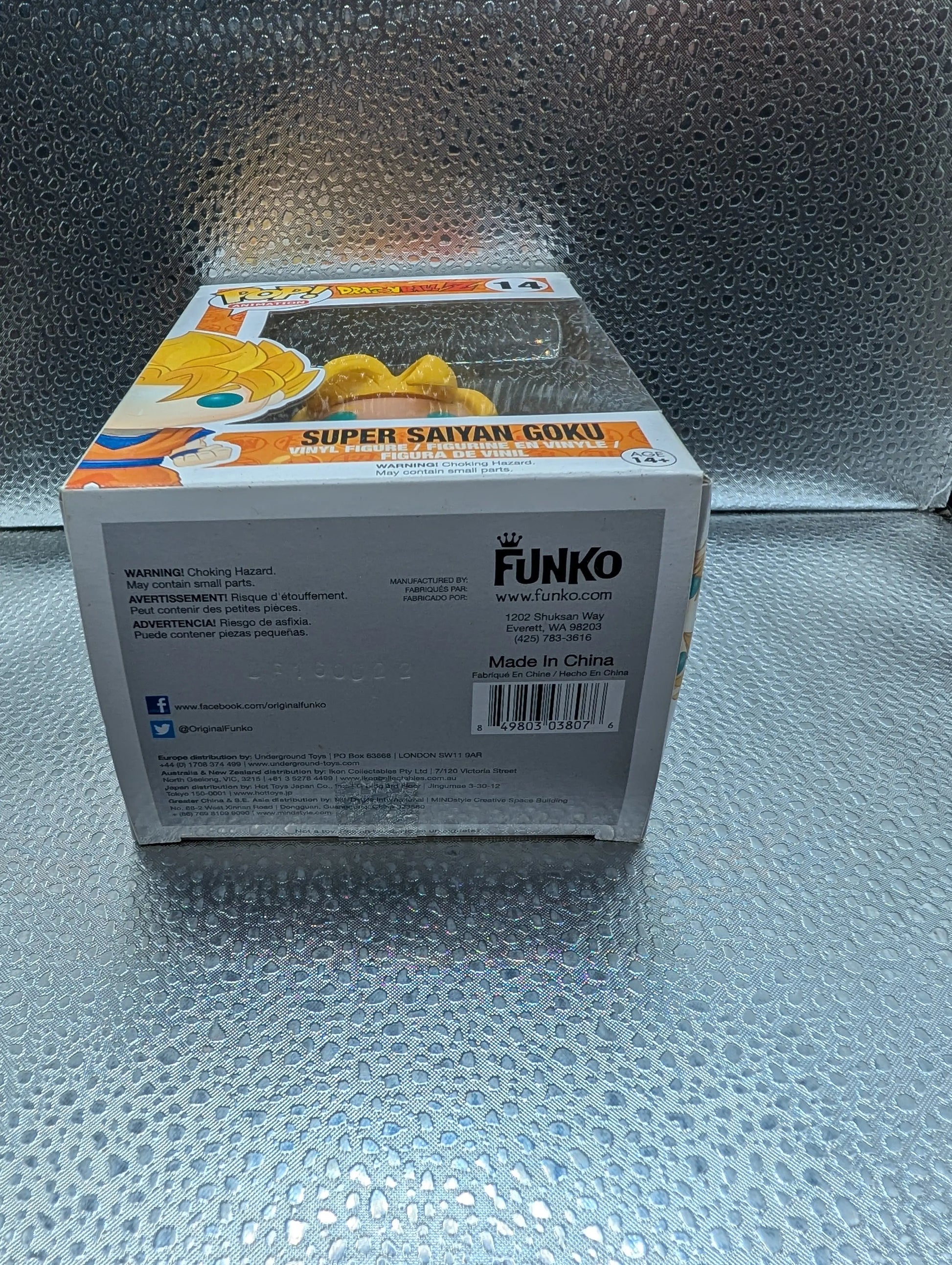 FUNKO Pop Vinyl Super Saiyan Goku #14 FRENLY BRICKS - Open 7 Days