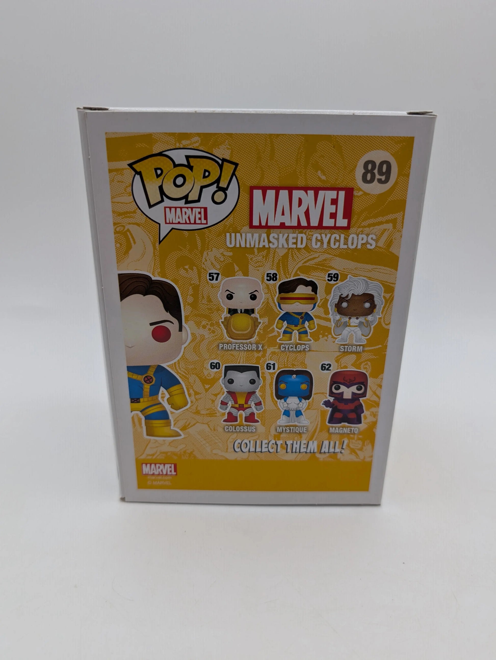 X-Men - Unmasked  Cyclops 89 Funko Pop Vinyl Marvel FRENLY BRICKS - Open 7 Days