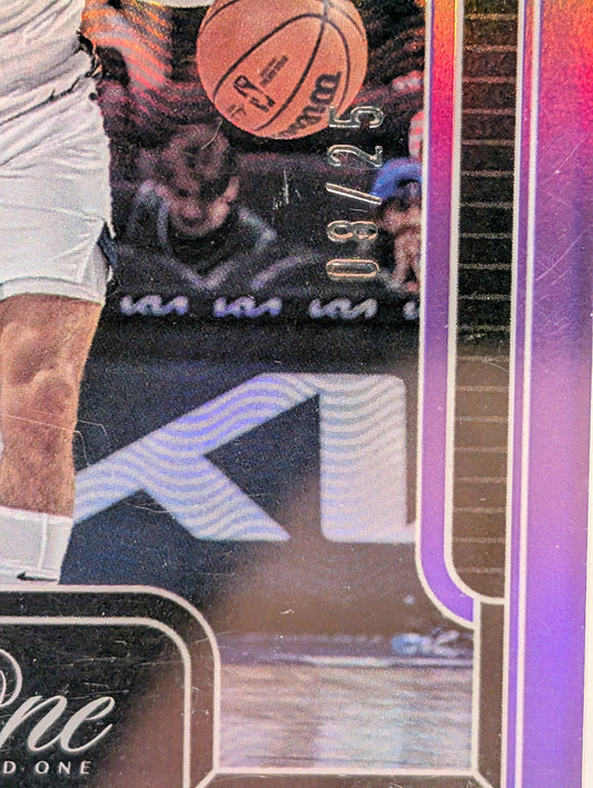 Andrew Nembhard 2022-23 Panini One And One /25 Purple RC Pacers #134 FRENLY BRICKS - Open 7 Days