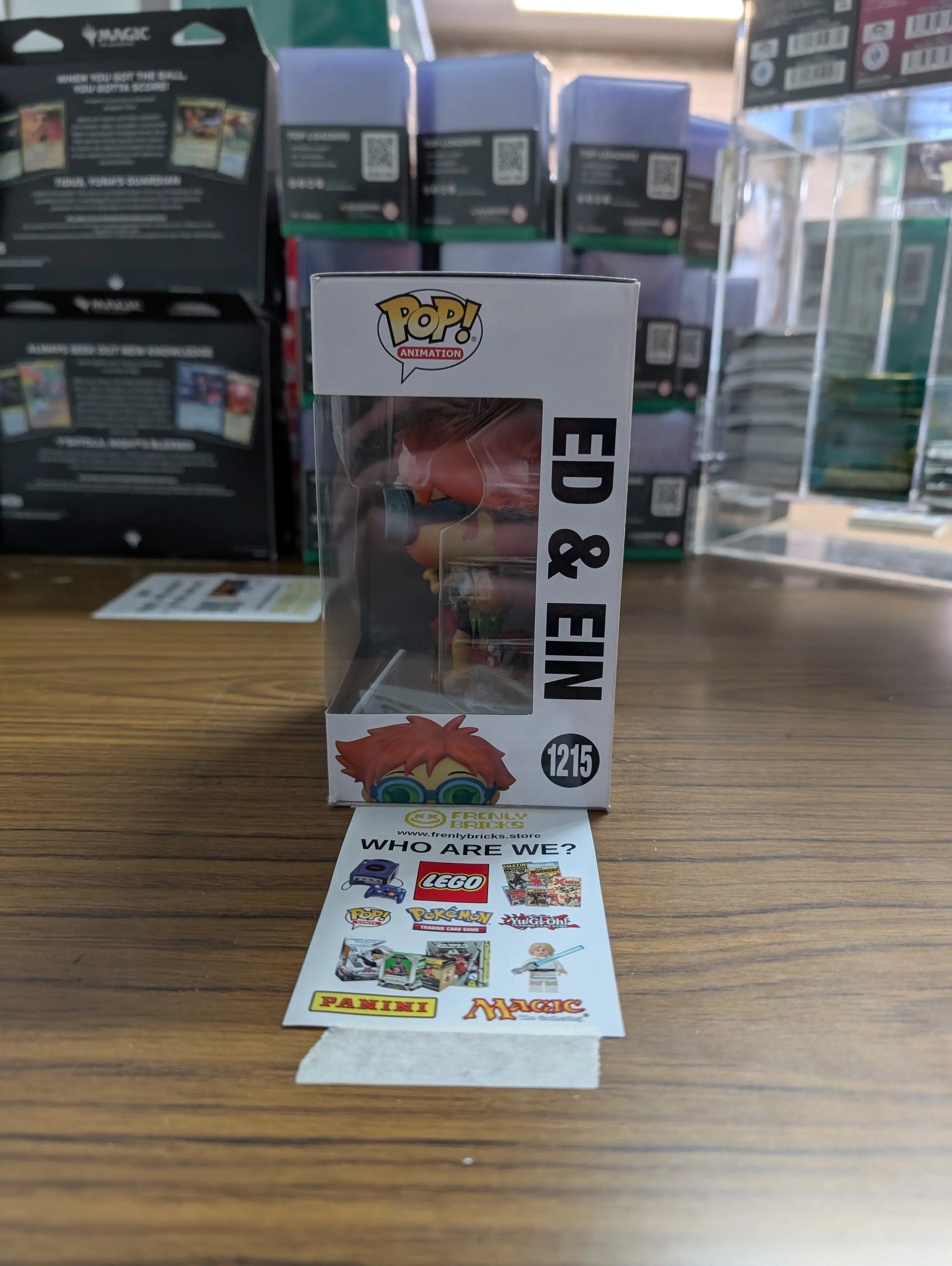 FUNKO Pop Vinyl Ed & Ein #1215 FRENLY BRICKS - Open 7 Days